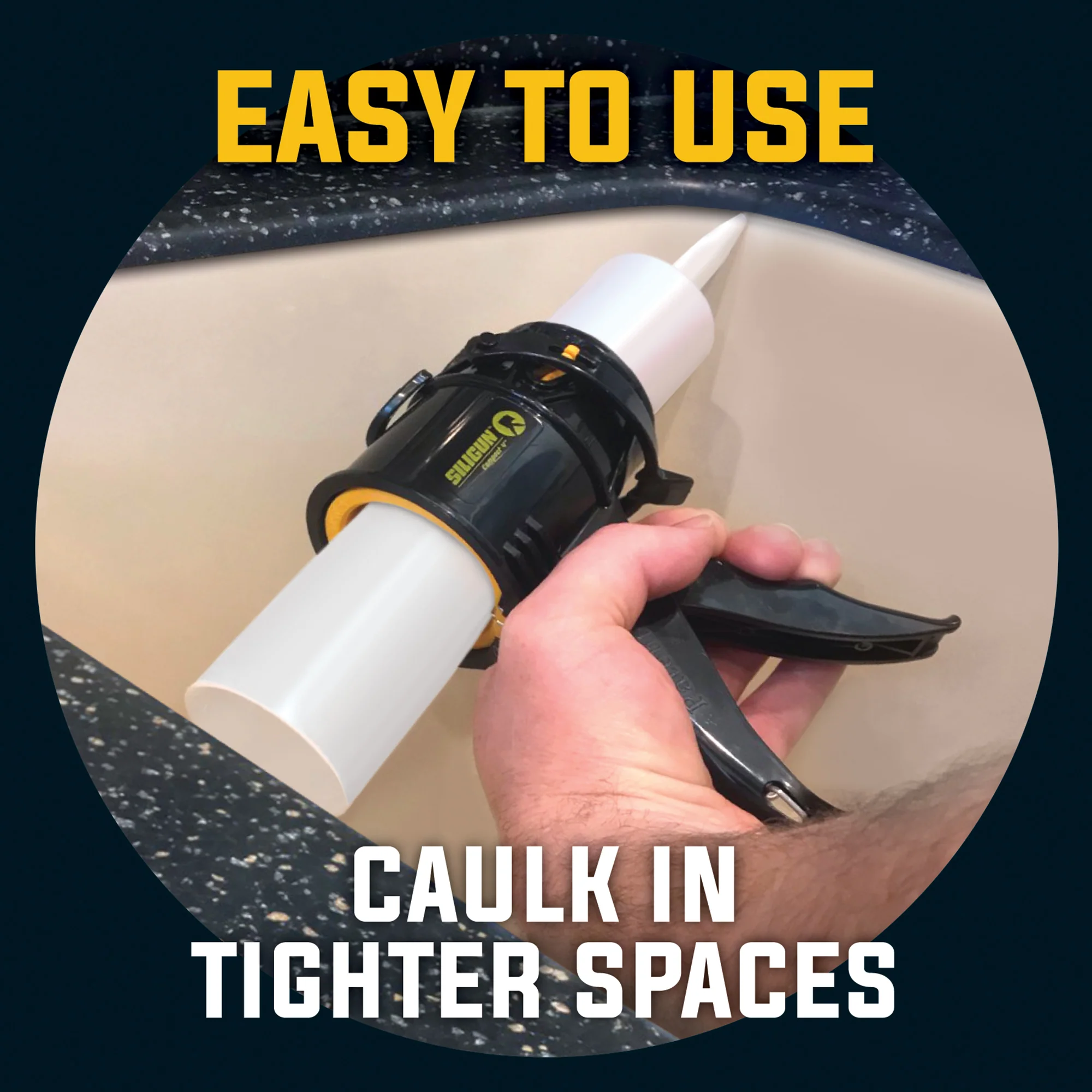 SILIGUN™ Classic Compact 4" Caulking Gun - Complete Kit - Image 5